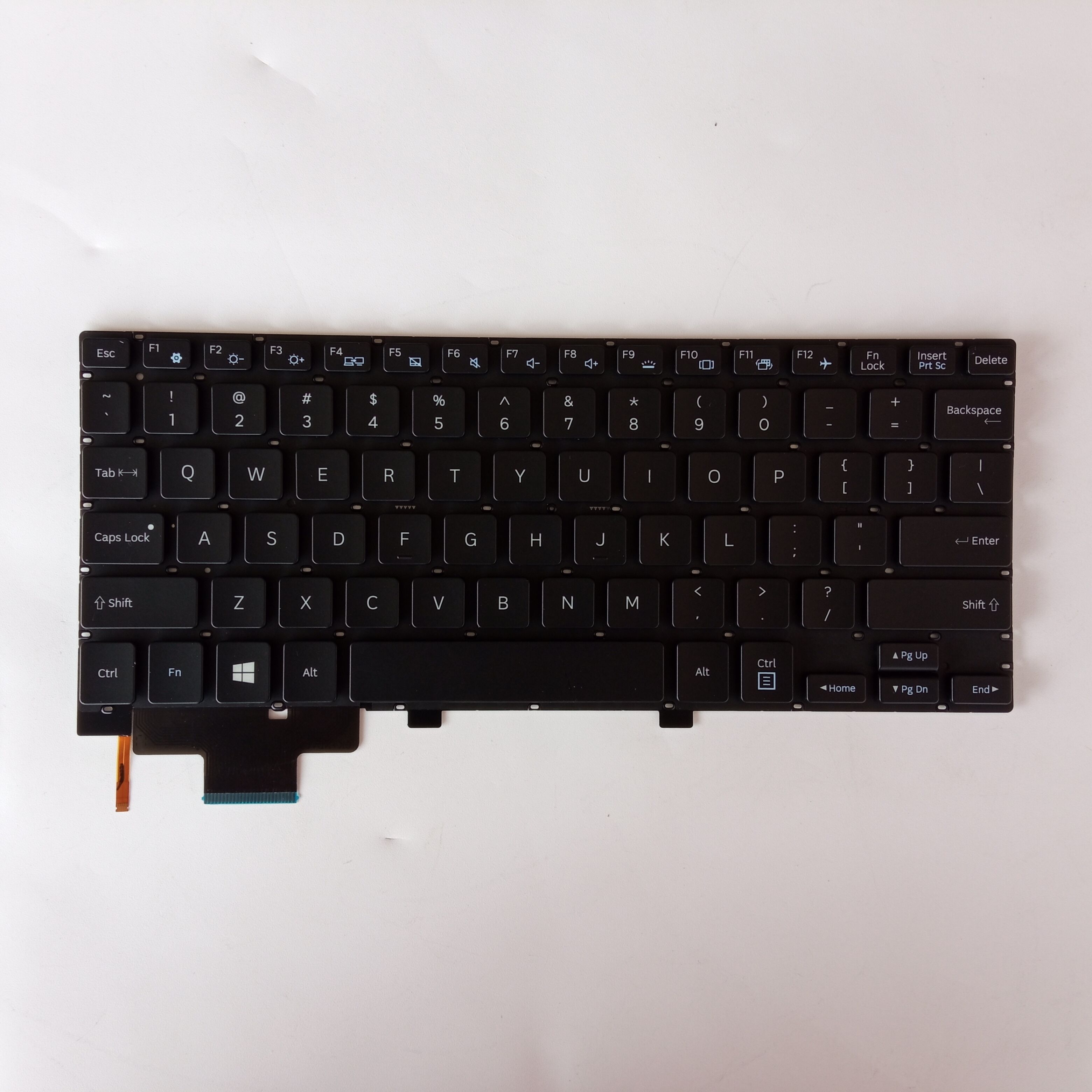 Picture of New Replacement Laptop Keyboard For SAMSUNG Galaxy Book2 w737 BLACK Backlit US Layout